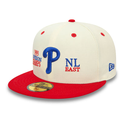 This is a Philadelphia Phillies MLB 93 Division Chrome White 59FIFTY Fitted Cap 5