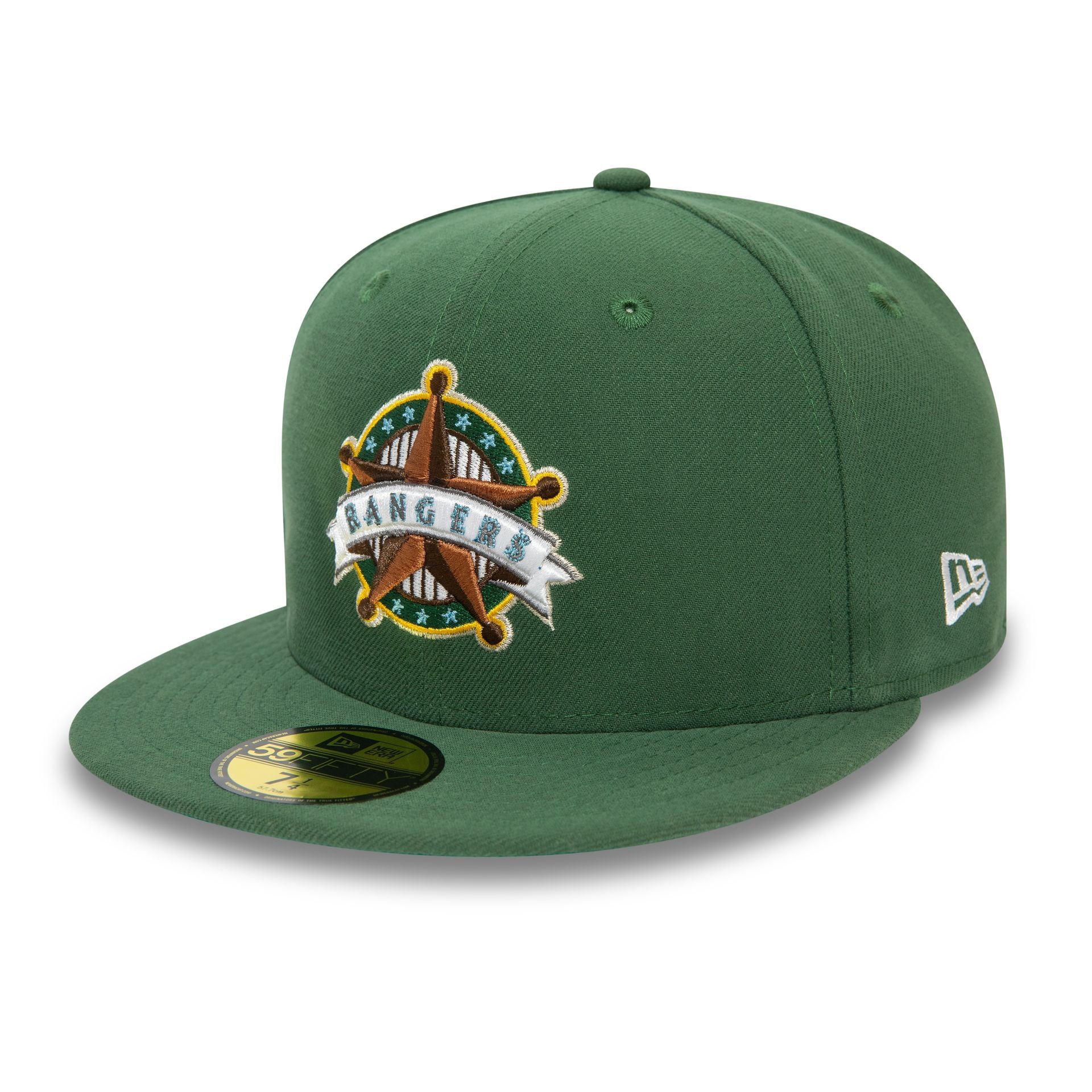 This is a Texas Rangers MLB Cooperstown Alternative Dark Green 59FIFTY Fitted Cap 2