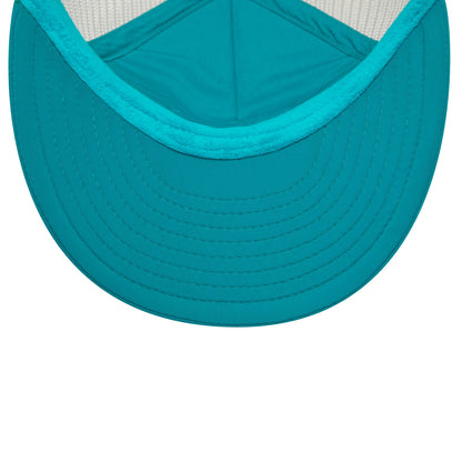 This is a New Era American Keep Truckin Turquoise 9FIFTY Retro Crown A-Frame Cap 5