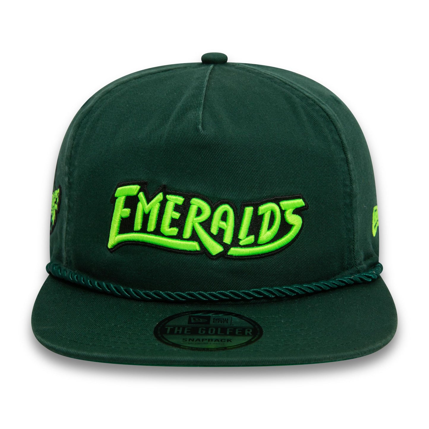 This is a Eugene Emeralds MiLB Alternative Dark Green Golfer Cap 2