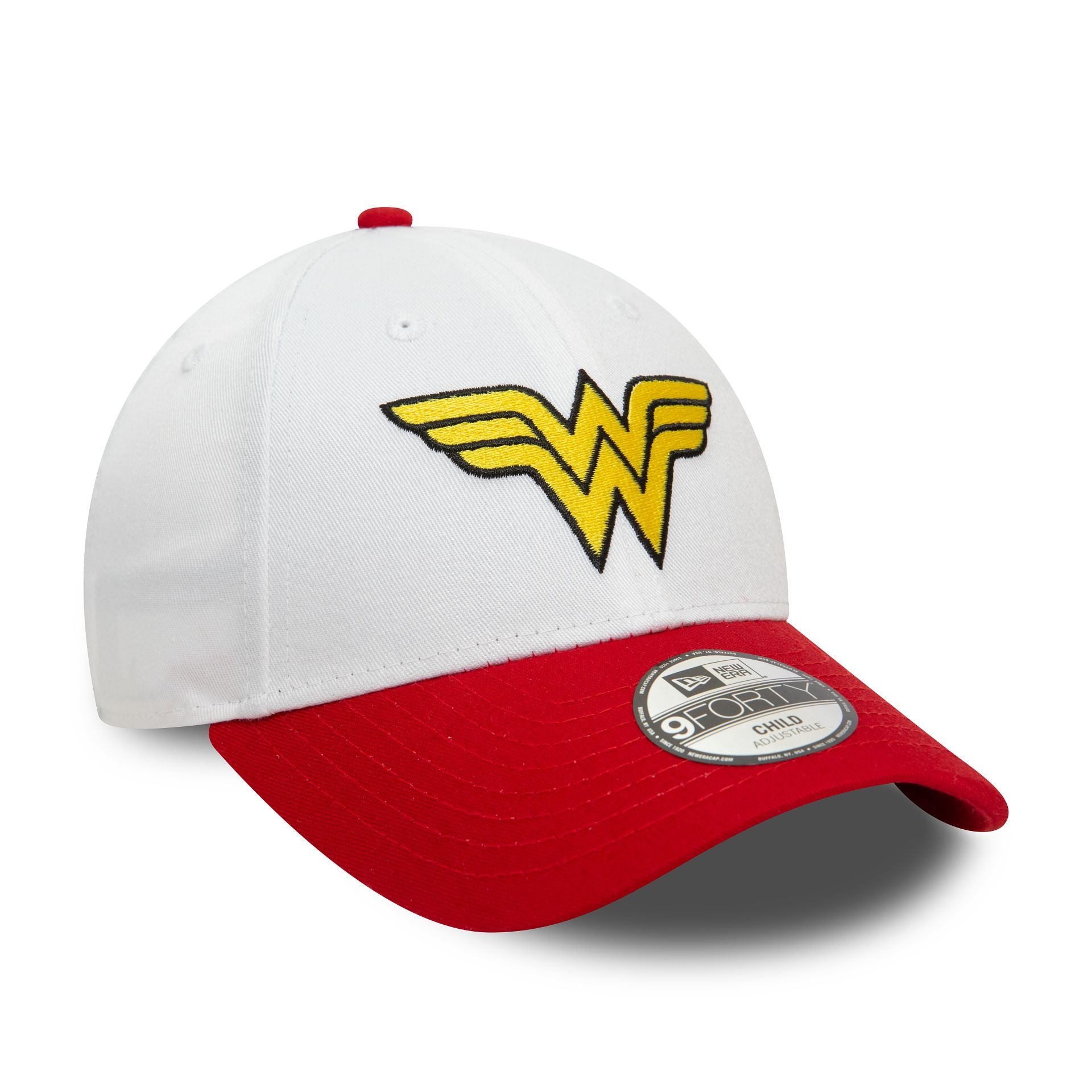 This is a Wonder Woman Child Hero White 9FORTY Adjustable Cap 3