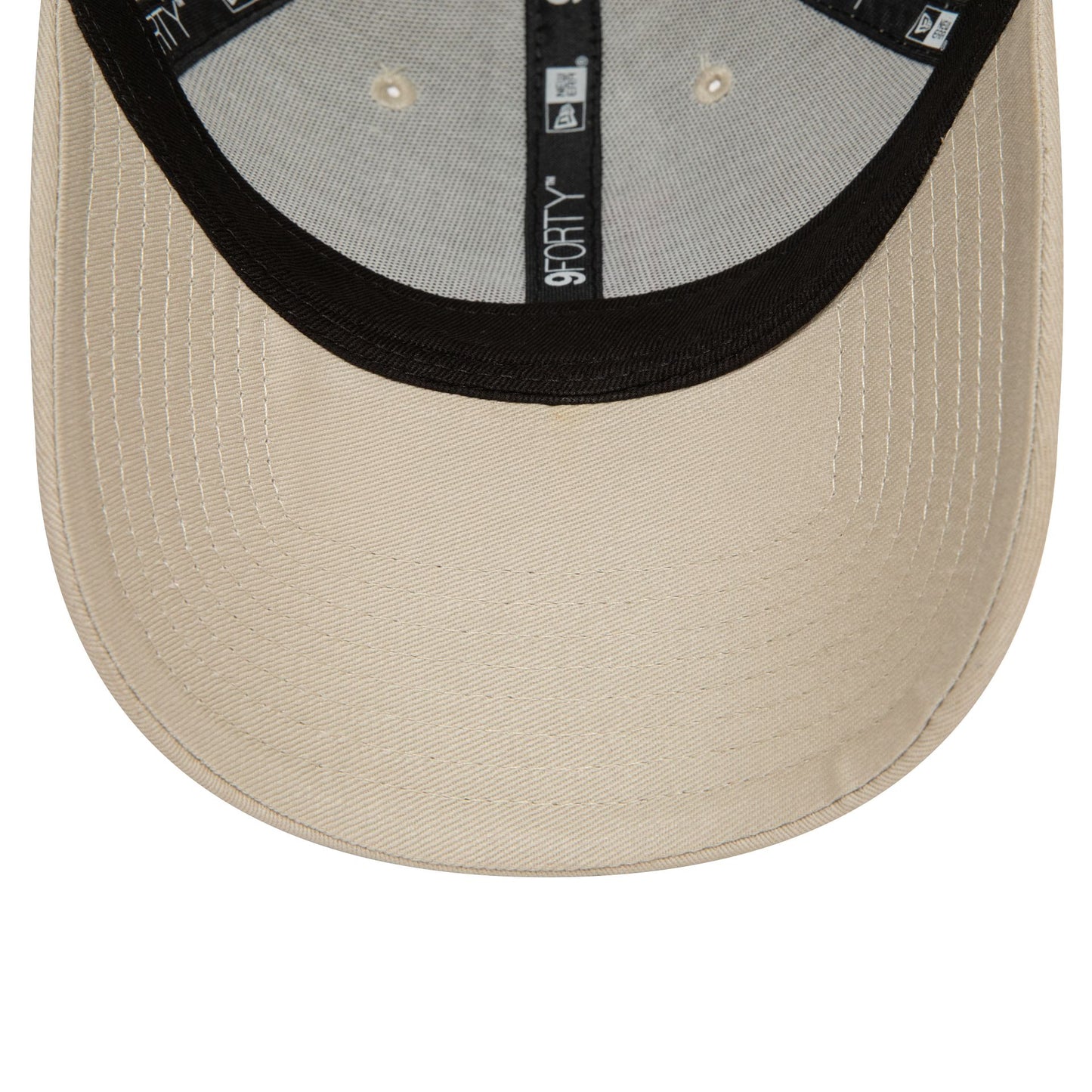 This is a LA Dodgers League Essential Light Beige 9FORTY Adjustable Cap 5