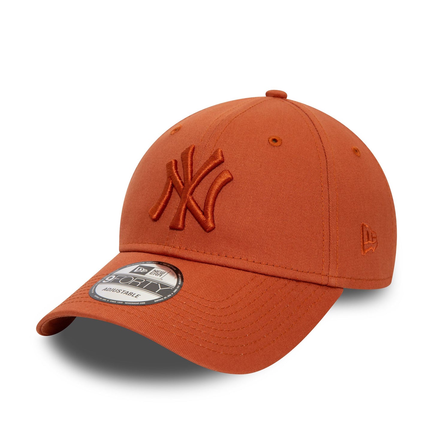 This is a New York Yankees League Essential Brown 9FORTY Adjustable Cap 1