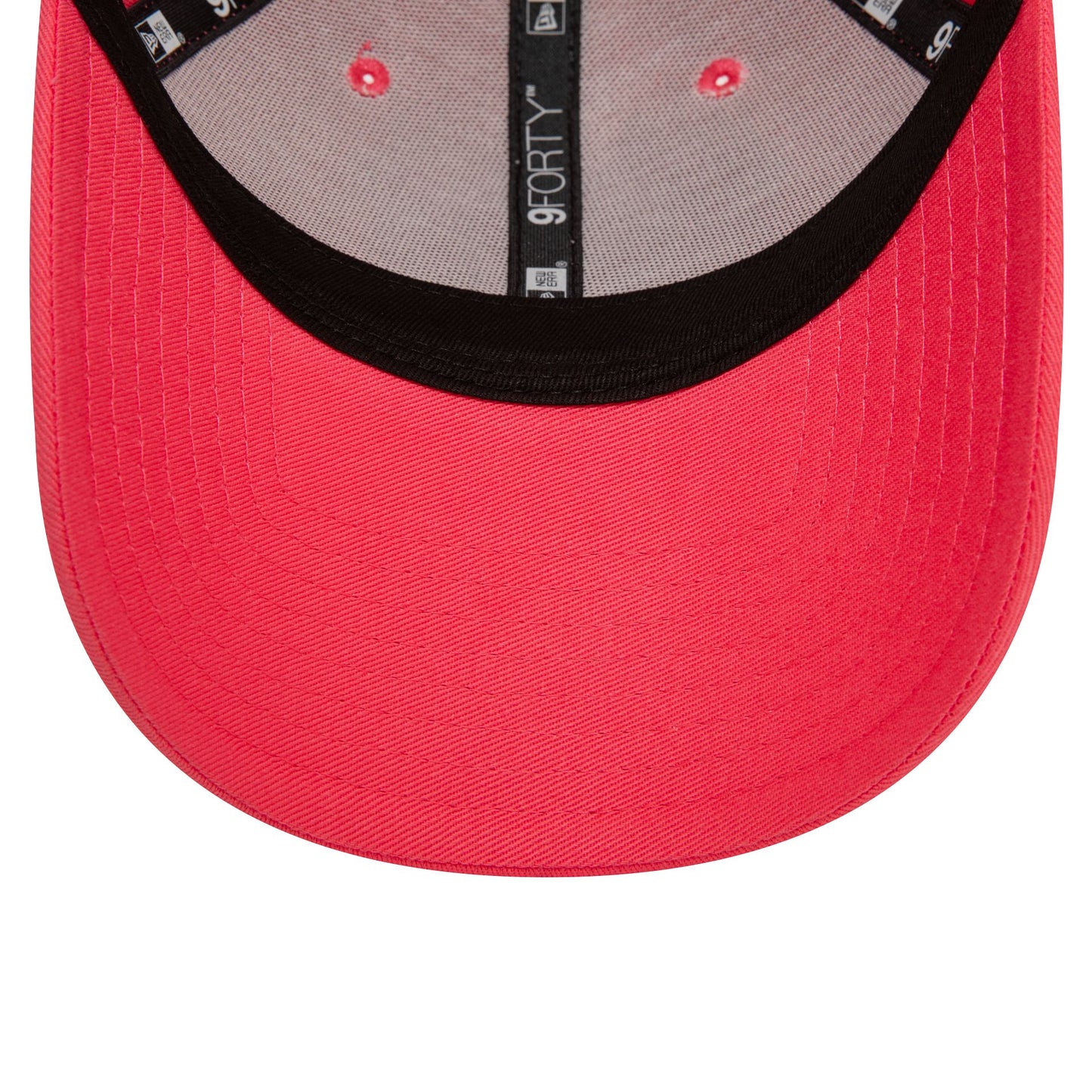 This is a New York Yankees League Essential Bright Pink 9FORTY Adjustable Cap 5