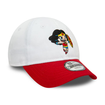 This is a Wonder Woman Toddler Hero White 9FORTY Adjustable Cap 3