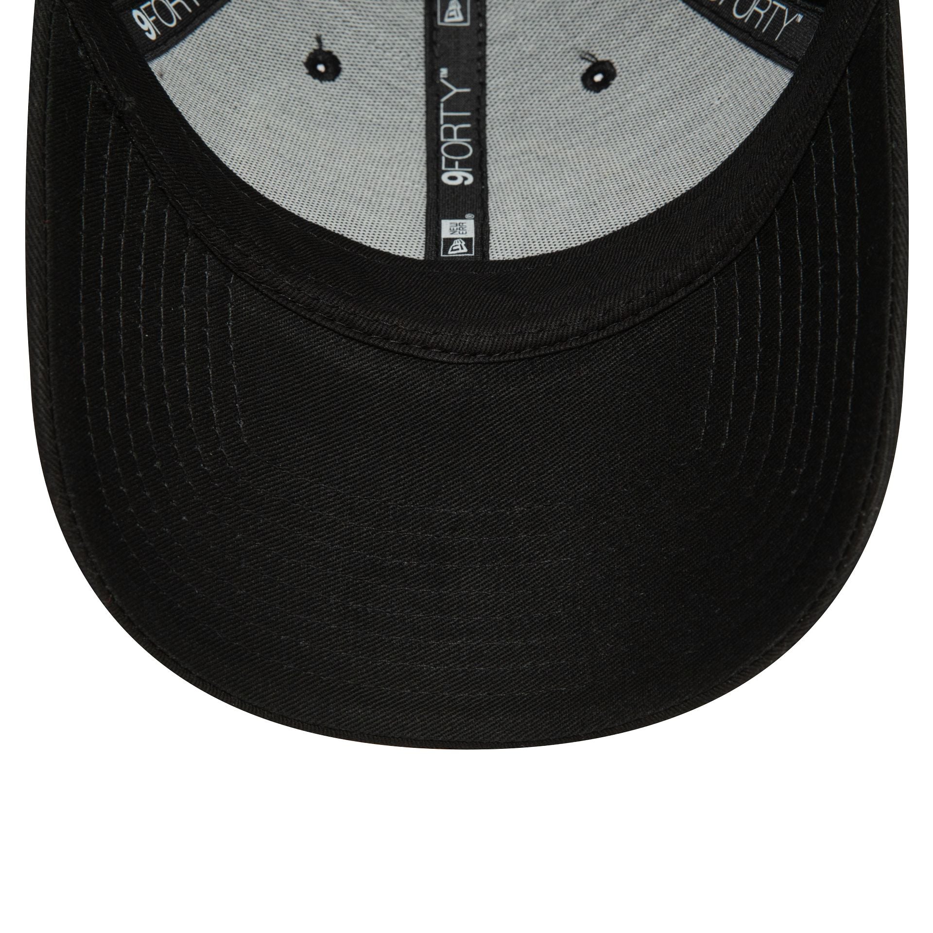 This is a LA Lakers Team Outline Black 9FORTY Adjustable Cap 5