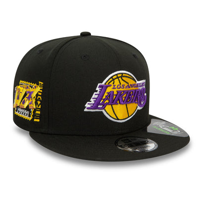 This is a LA Lakers Repreve Black 9FIFTY Snapback Cap 3