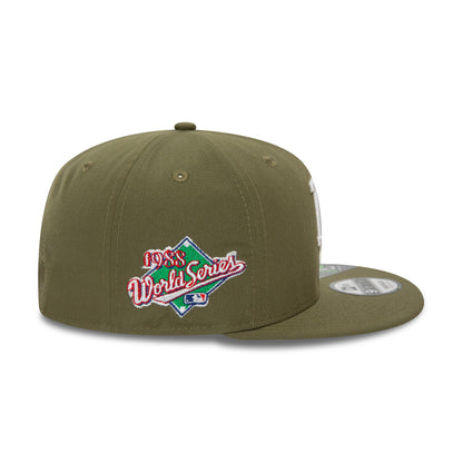 This is a LA Dodgers Repreve Green 9FIFTY Snapback Cap 6