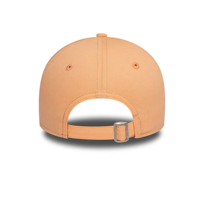 This is a New York Yankees Womens League Essential Pastel Orange 9FORTY Adjustable Cap 4