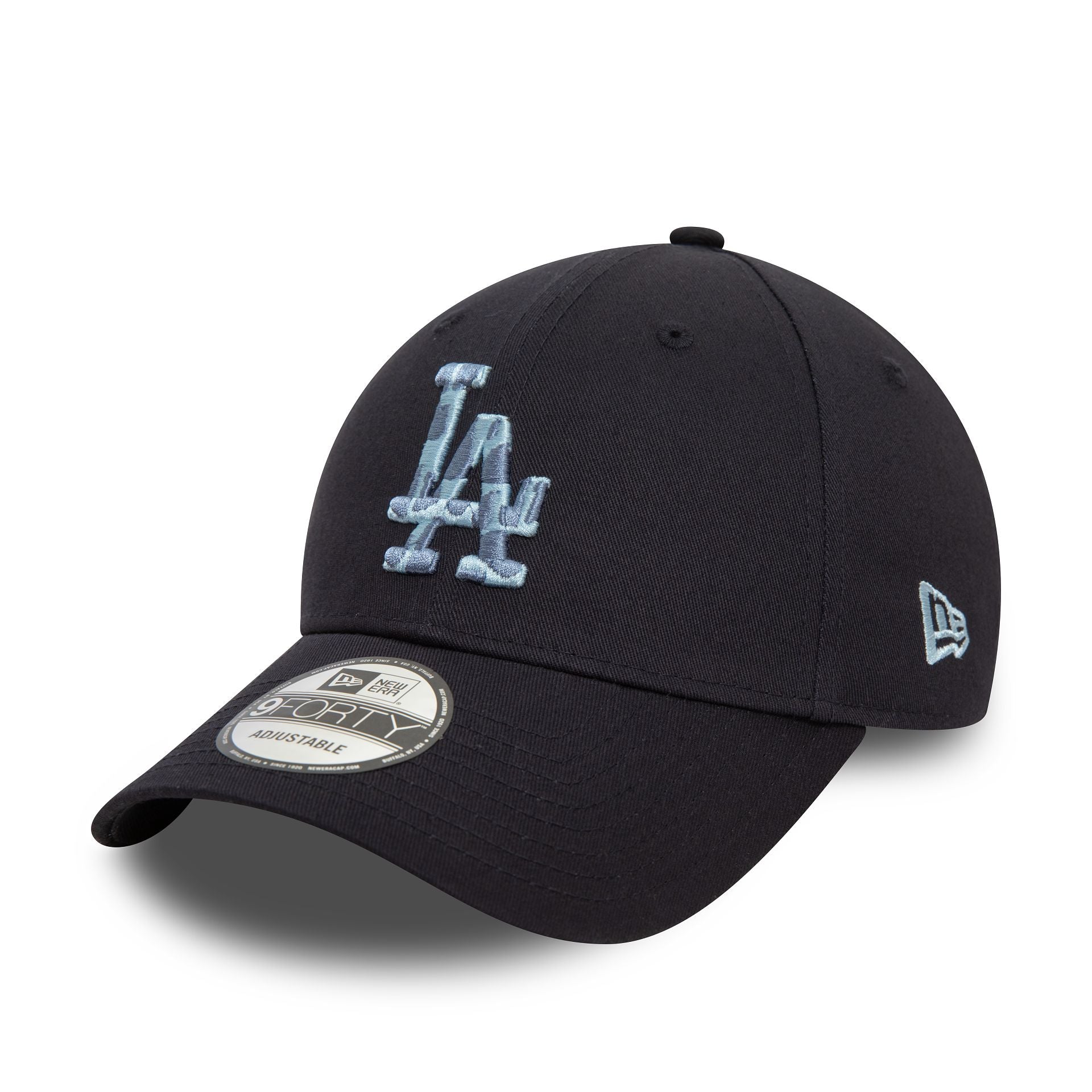 This is a LA Dodgers Animal Infill Navy 9FORTY Adjustable Cap 1