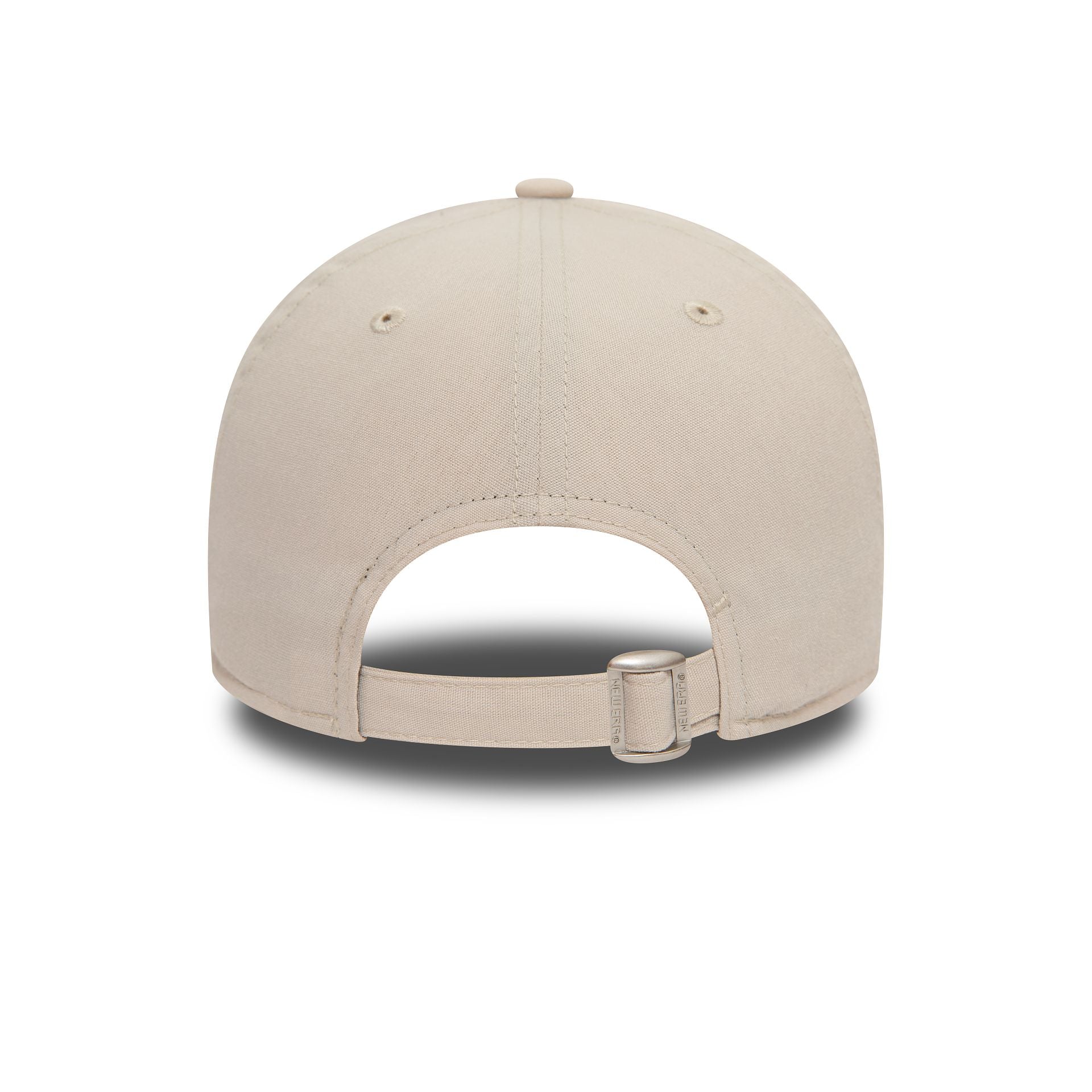 This is a New Era Basketball Pizza Repreve Light Beige 9FORTY Adjustable Cap 4