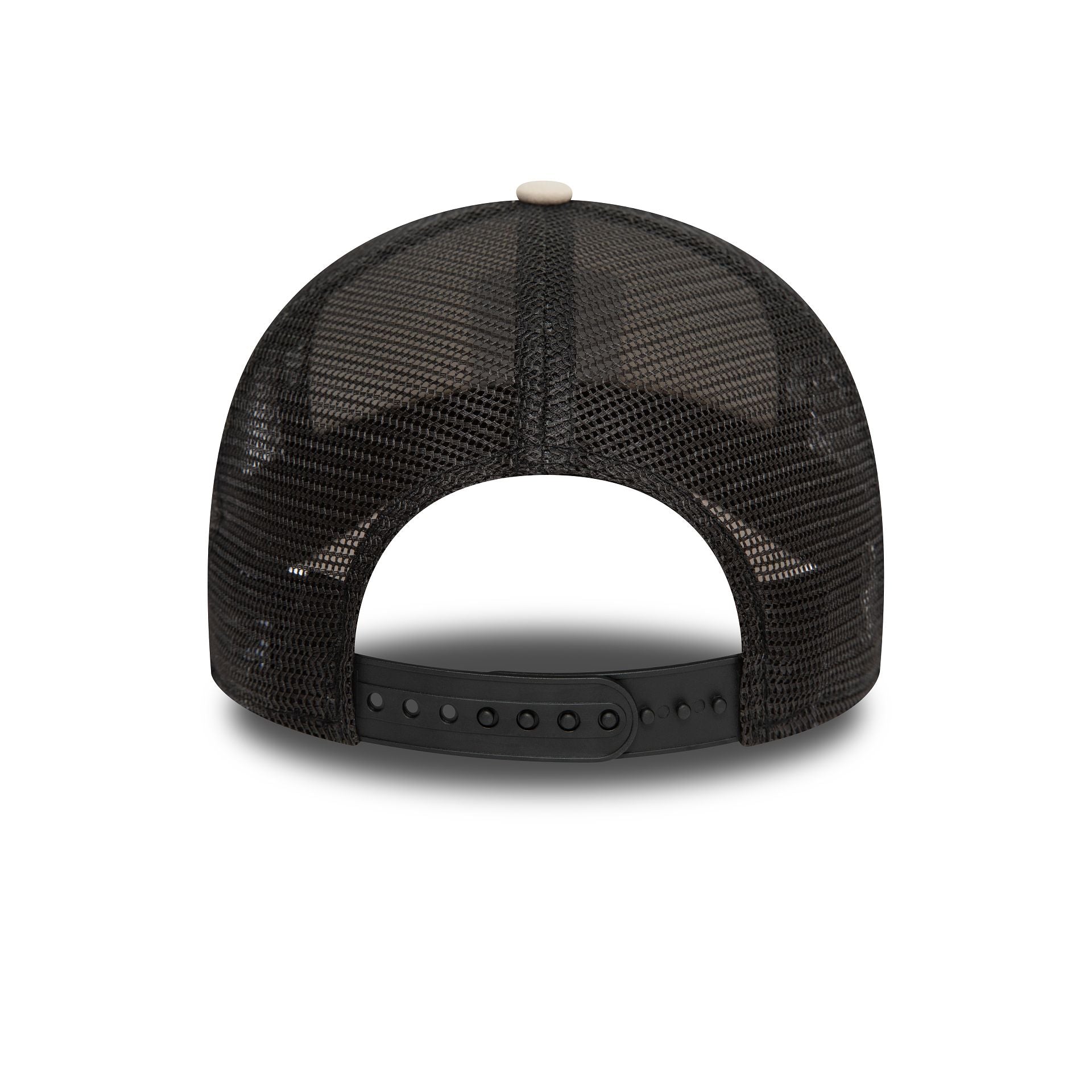 This is a New Era Repreve Stone A-Frame Trucker Cap 3