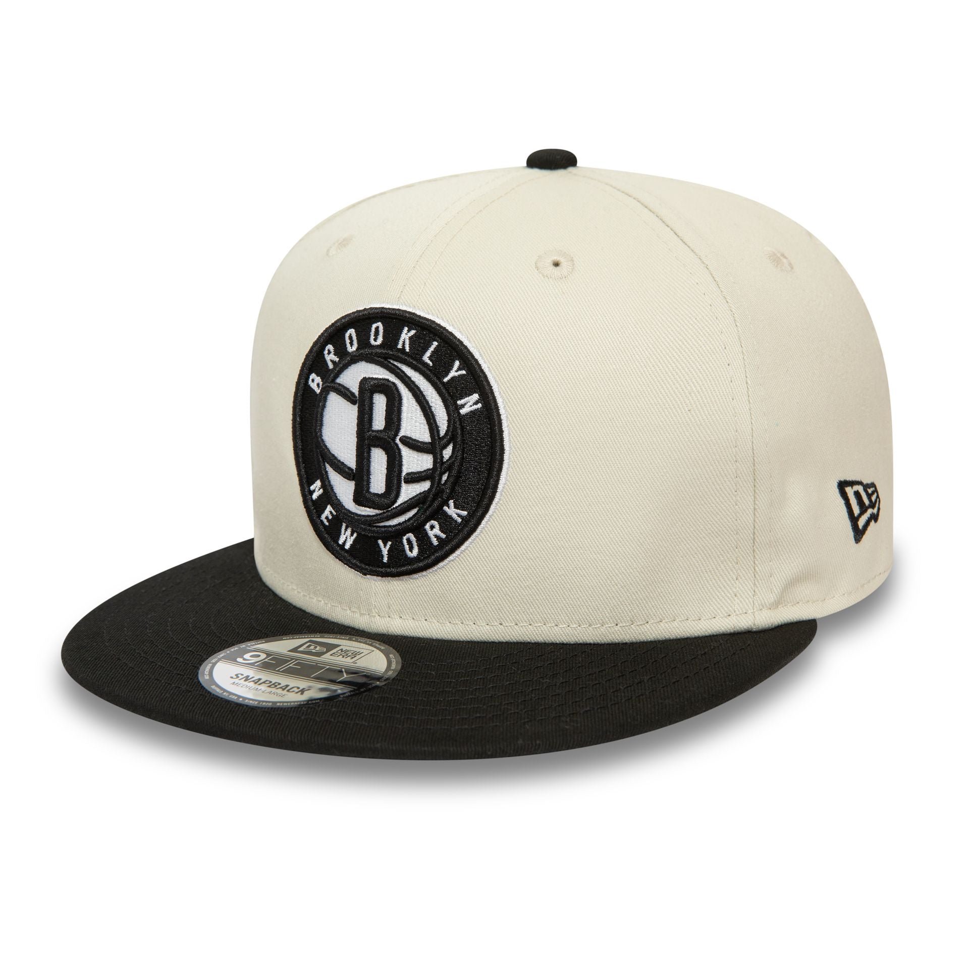 This is a Brooklyn Nets NBA Logo Stone 9FIFTY Snapback Cap 1