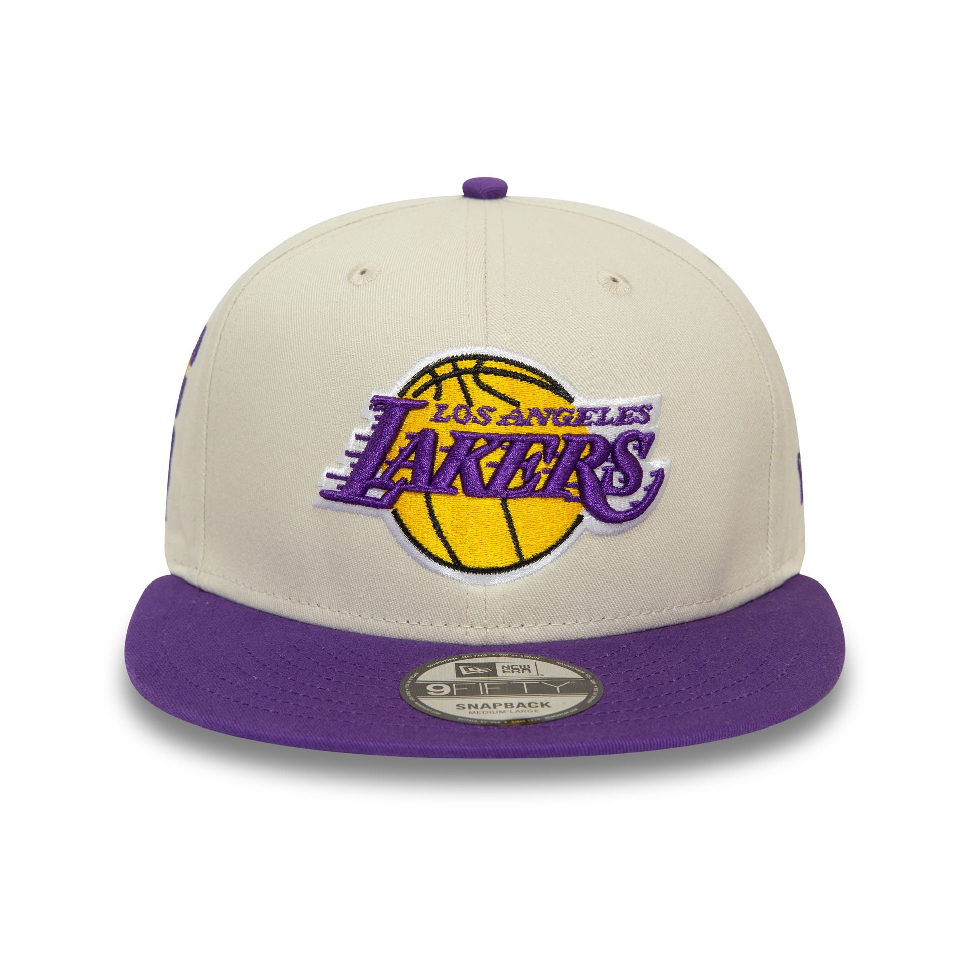 This is a LA Lakers NBA Logo Stone 9FIFTY Snapback Cap 2