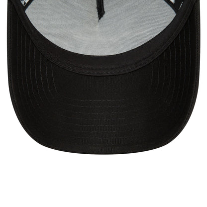 This is a Boston Celtics NBA Team Logo Black A-Frame Trucker Cap 2