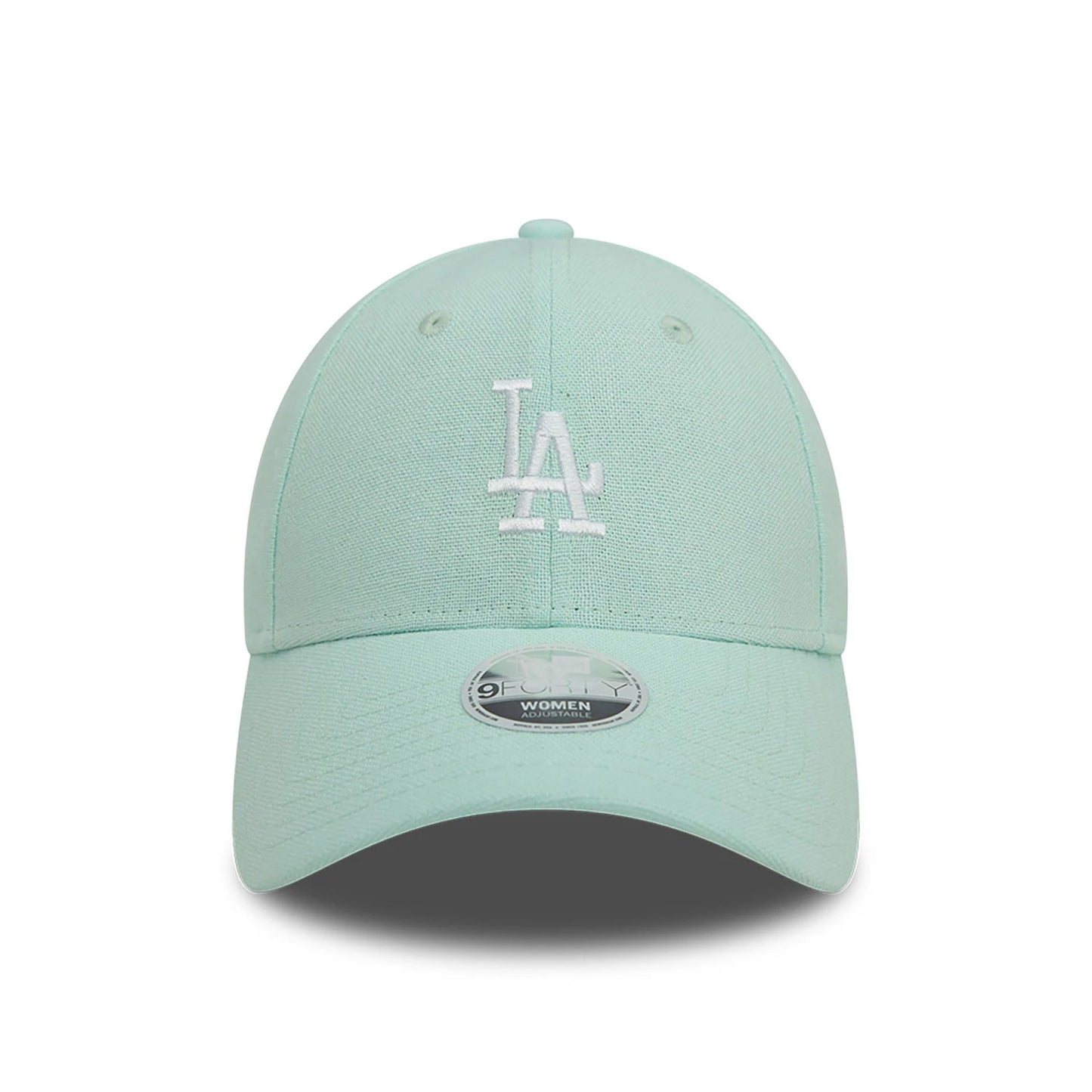 This is a LA Dodgers Womens MLB Linen Green 9FORTY Adjustable Cap 3