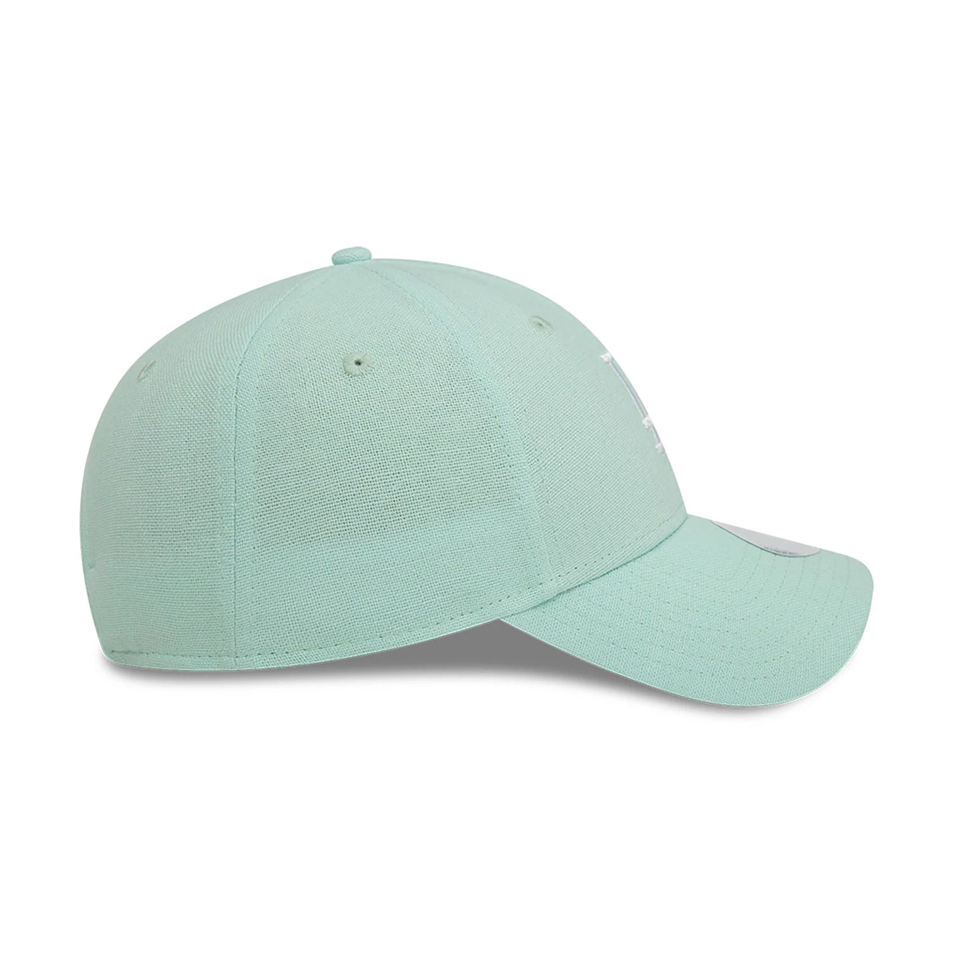 This is a LA Dodgers Womens MLB Linen Green 9FORTY Adjustable Cap 7