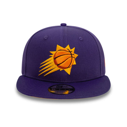 This is a Phoenix Suns NBA Rear Logo Dark Purple 9FIFTY Snapback Cap 2