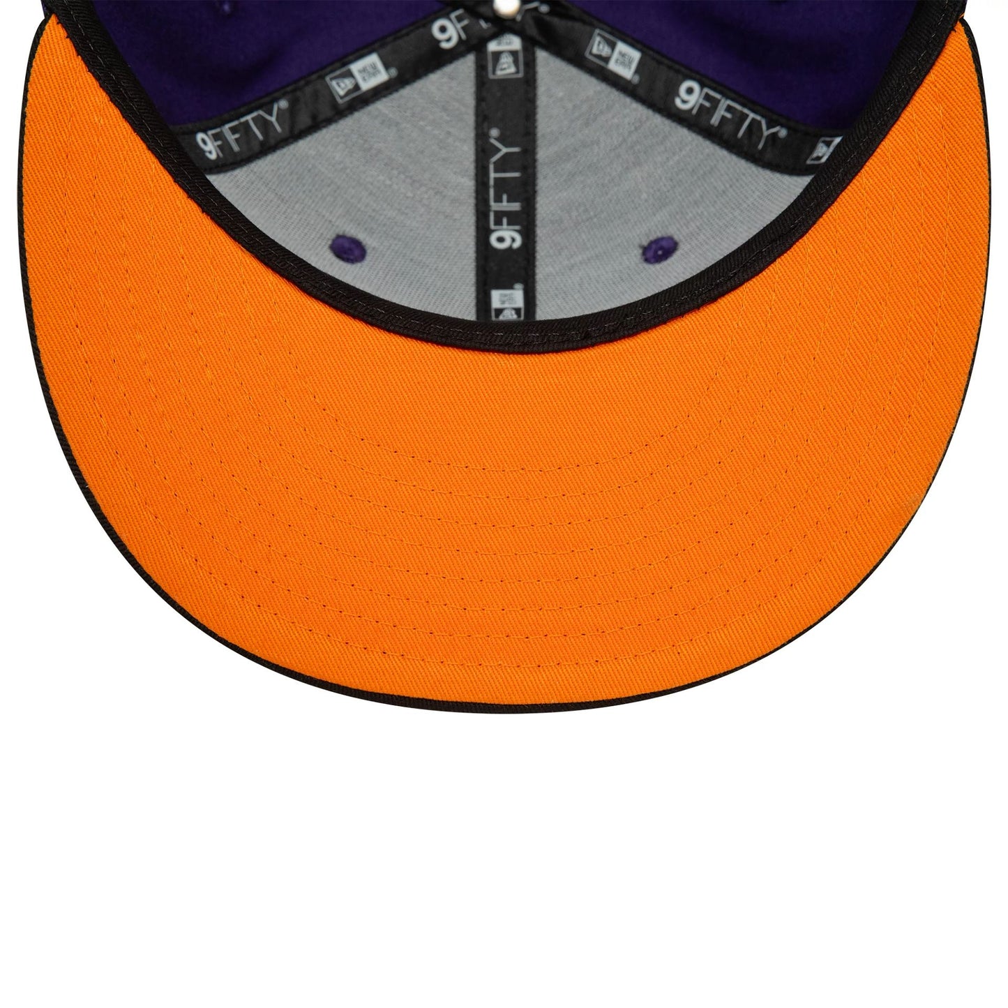 This is a Phoenix Suns NBA Rear Logo Dark Purple 9FIFTY Snapback Cap 5