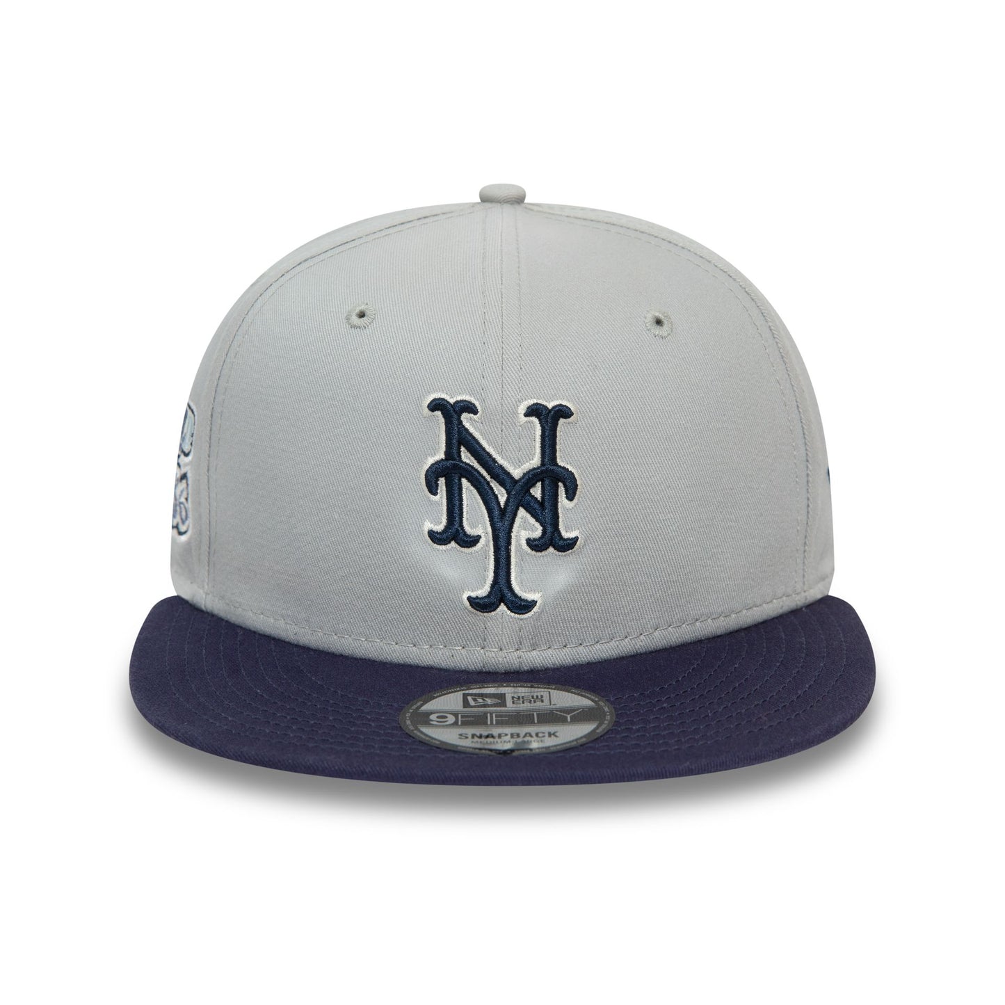 This is a New York Mets MLB Patch Grey 9FIFTY Snapback Cap 3