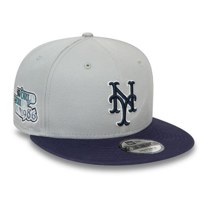 This is a New York Mets MLB Patch Grey 9FIFTY Snapback Cap 1