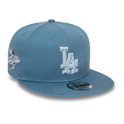 This is a LA Dodgers MLB Patch Blue 9FIFTY Snapback Cap 1