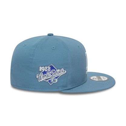 This is a LA Dodgers MLB Patch Blue 9FIFTY Snapback Cap 6