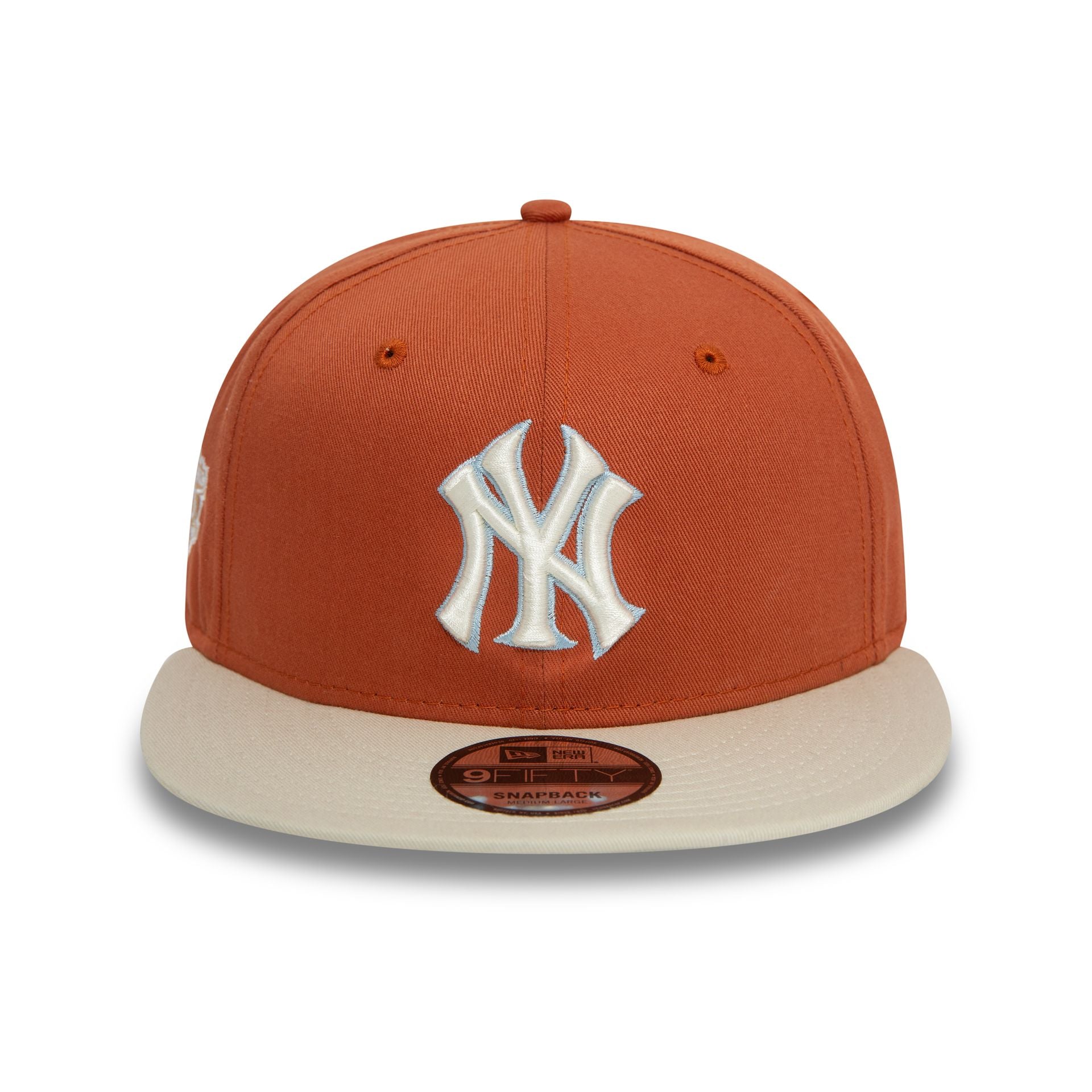 This is a New York Yankees MLB Patch Brown 9FIFTY Snapback Cap 2