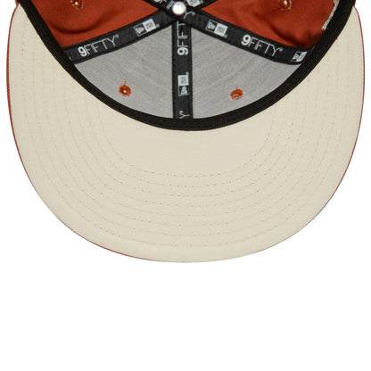 This is a Arizona Diamondbacks MLB Summer Icon Brown 9FIFTY Snapback Cap 6