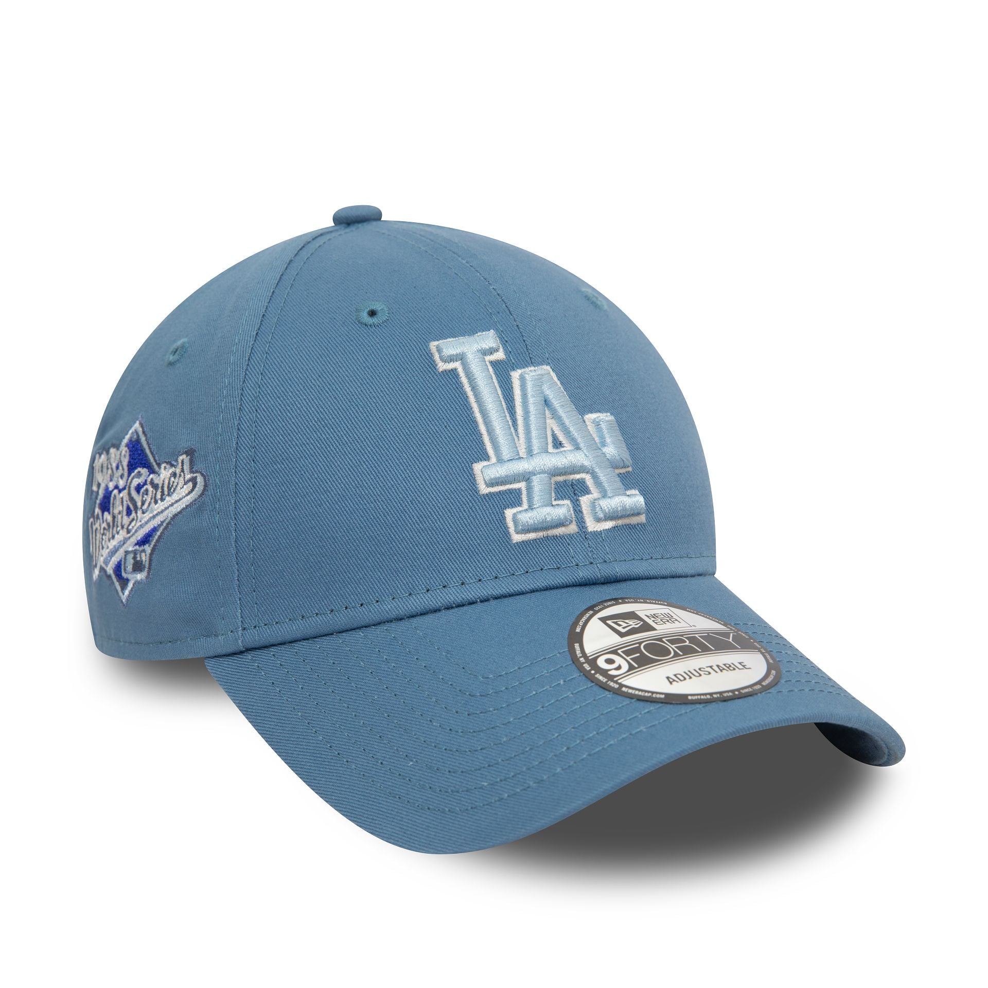 This is a LA Dodgers MLB Patch Blue 9FORTY Adjustable Cap 1