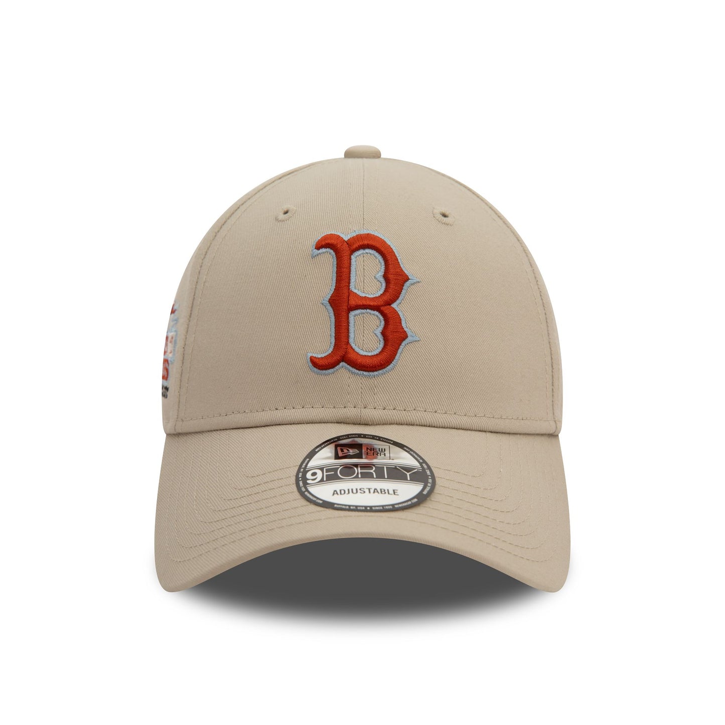 This is a Boston Red Sox MLB Patch Light Beige 9FORTY Adjustable Cap 3