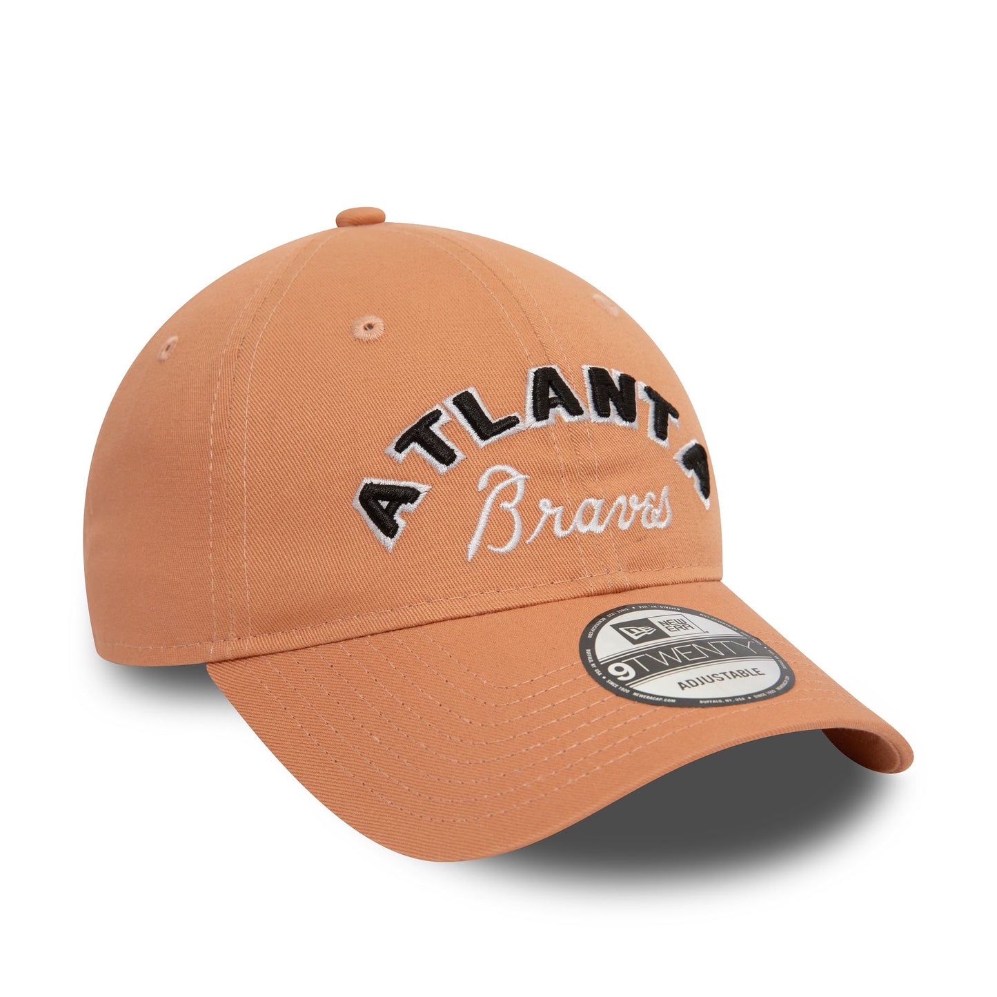 This is a Atlanta Braves MLB Wordmark Brown 9TWENTY Adjustable Cap 3