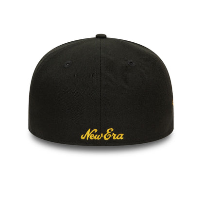 This is a New Era Wordmark Black Low Profile 59FIFTY Fitted Cap 4