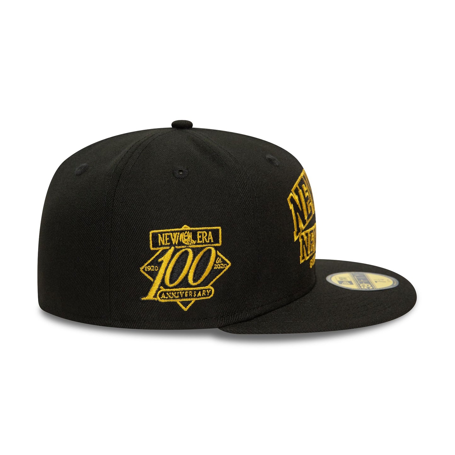 This is a New Era Wordmark Black Low Profile 59FIFTY Fitted Cap 6