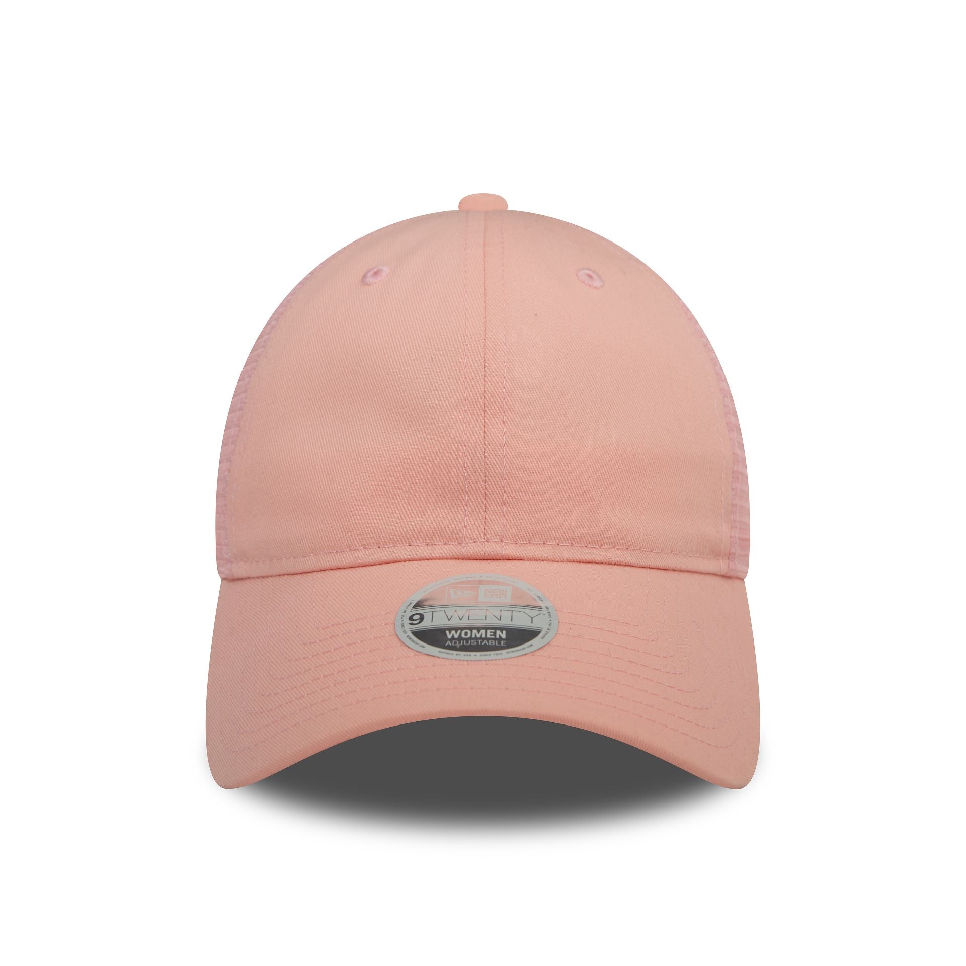 This is a New Era Womens Pastel Pink 9TWENTY Trucker Cap 3