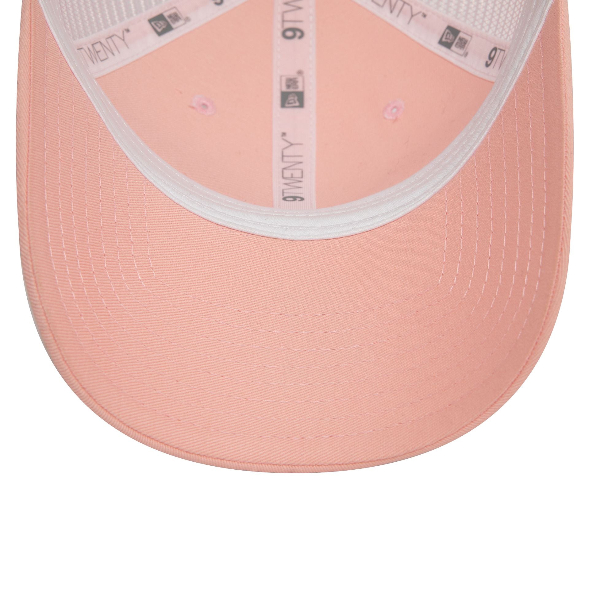 This is a New Era Womens Pastel Pink 9TWENTY Trucker Cap 5