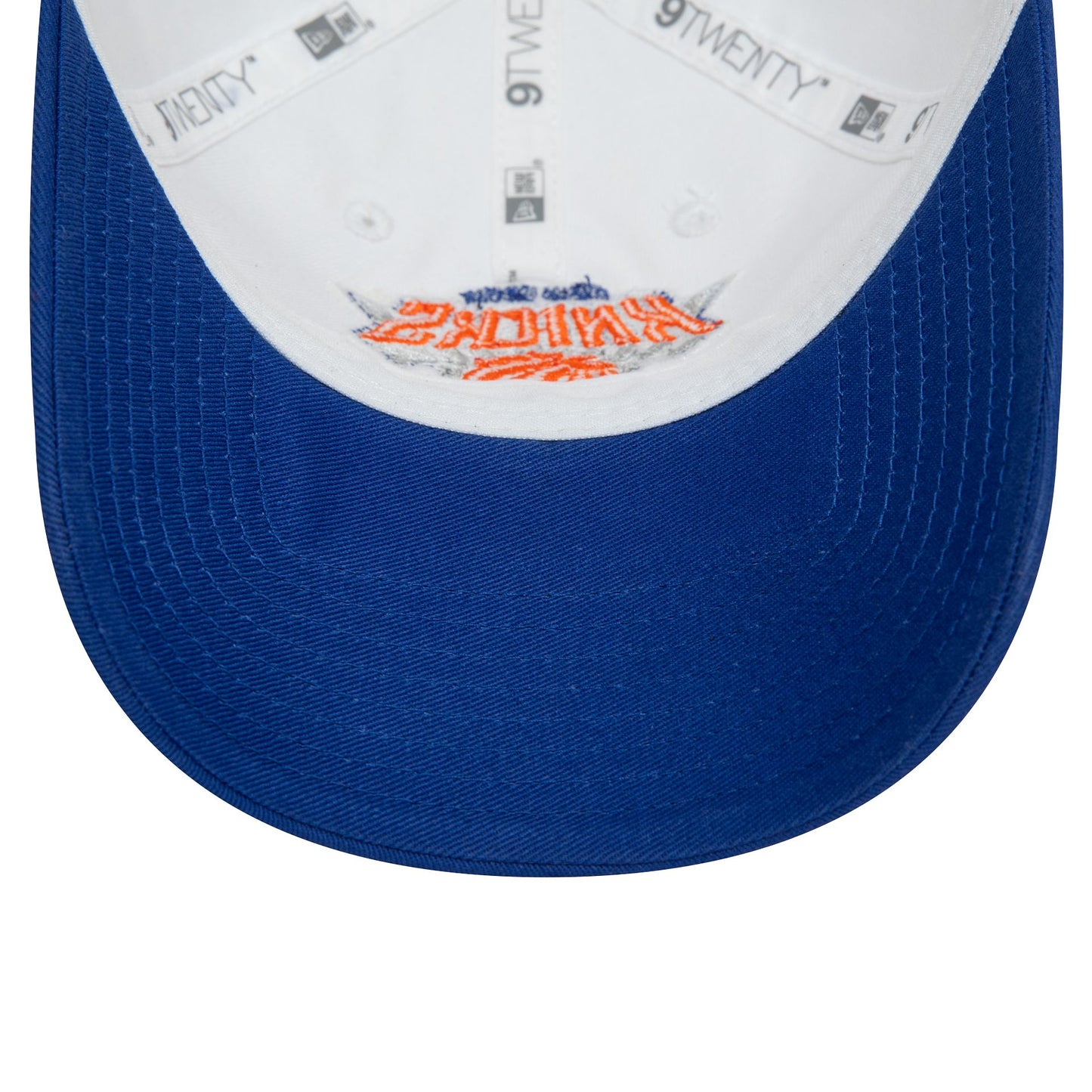 This is a New York Knicks Womens NBA White 9TWENTY Adjustable Cap 5