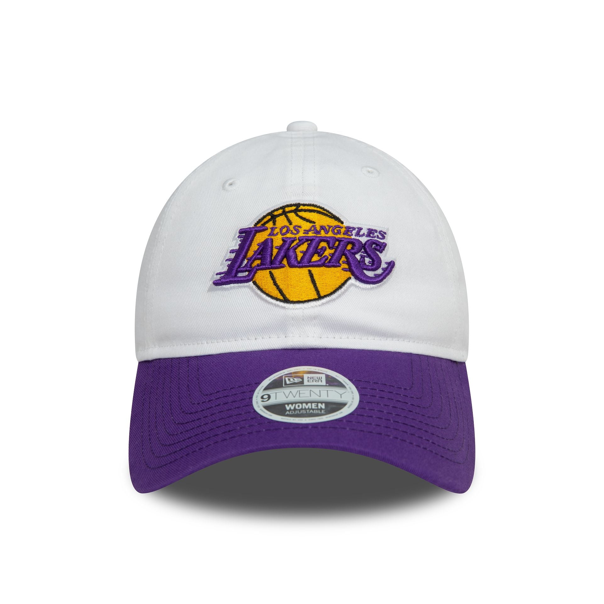 This is a LA Lakers Womens NBA White 9TWENTY Adjustable Cap 2