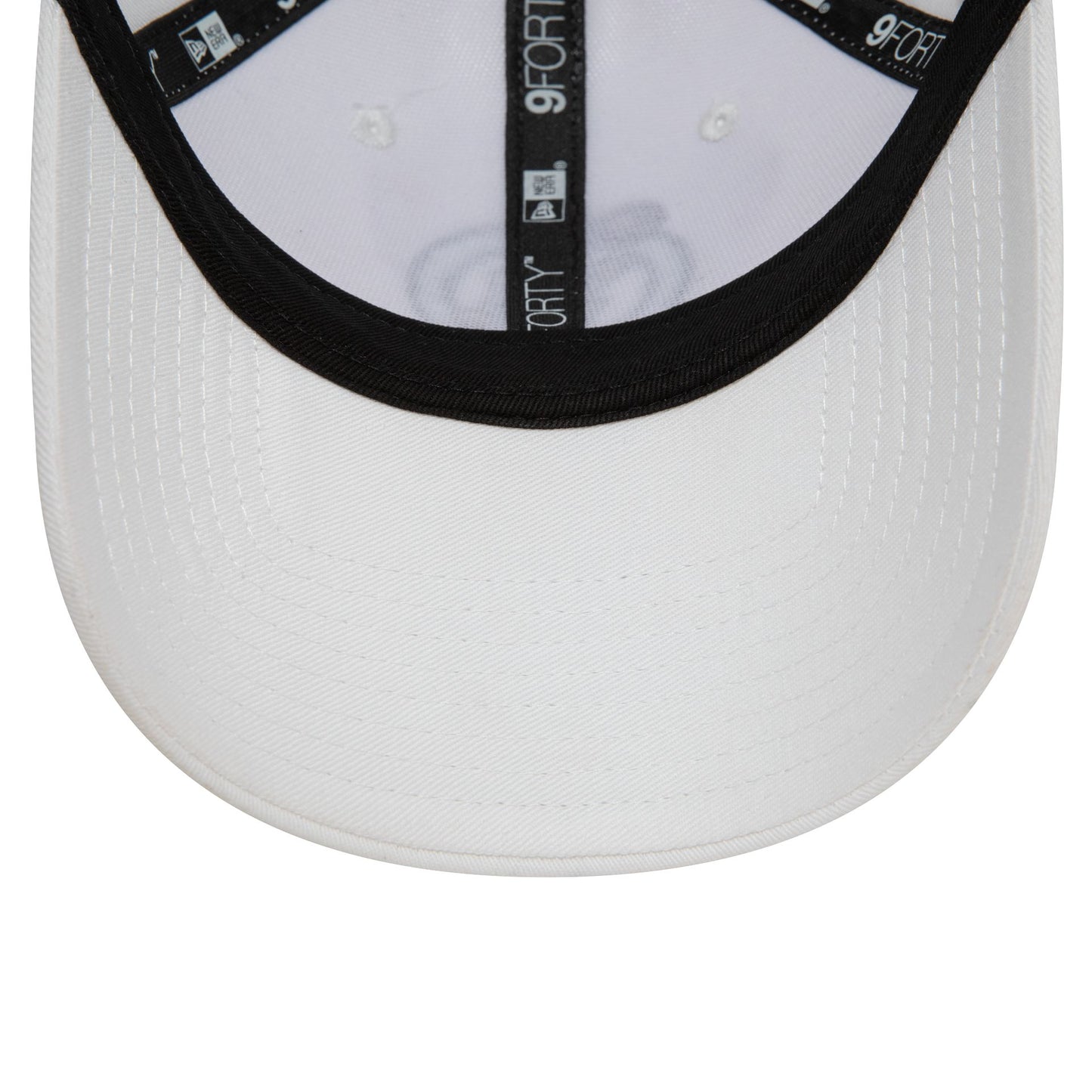 This is a Boston Celtics NBA White 9FORTY Adjustable Cap 5