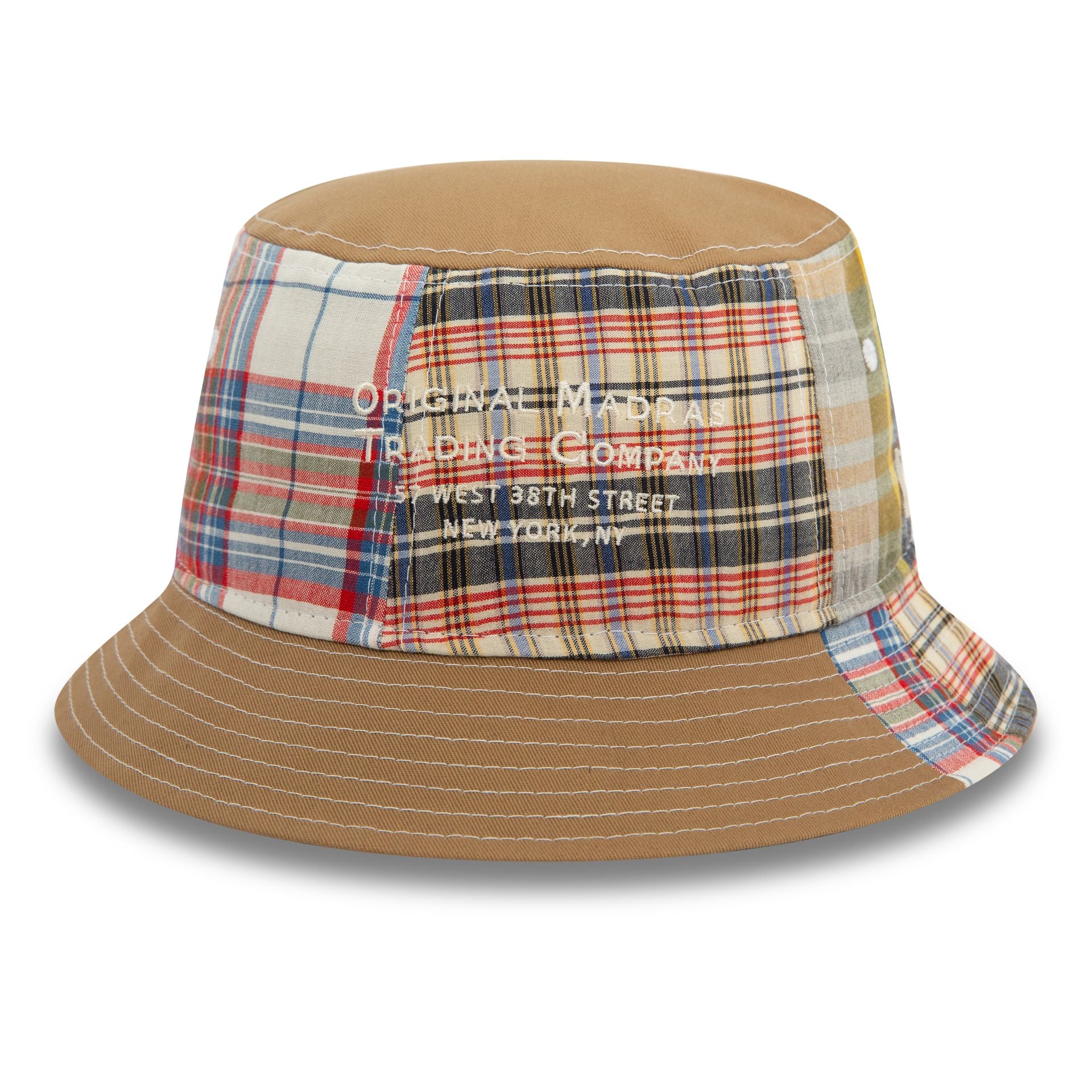 This is a Original Madras Trading Company Beige Bucket Hat 1