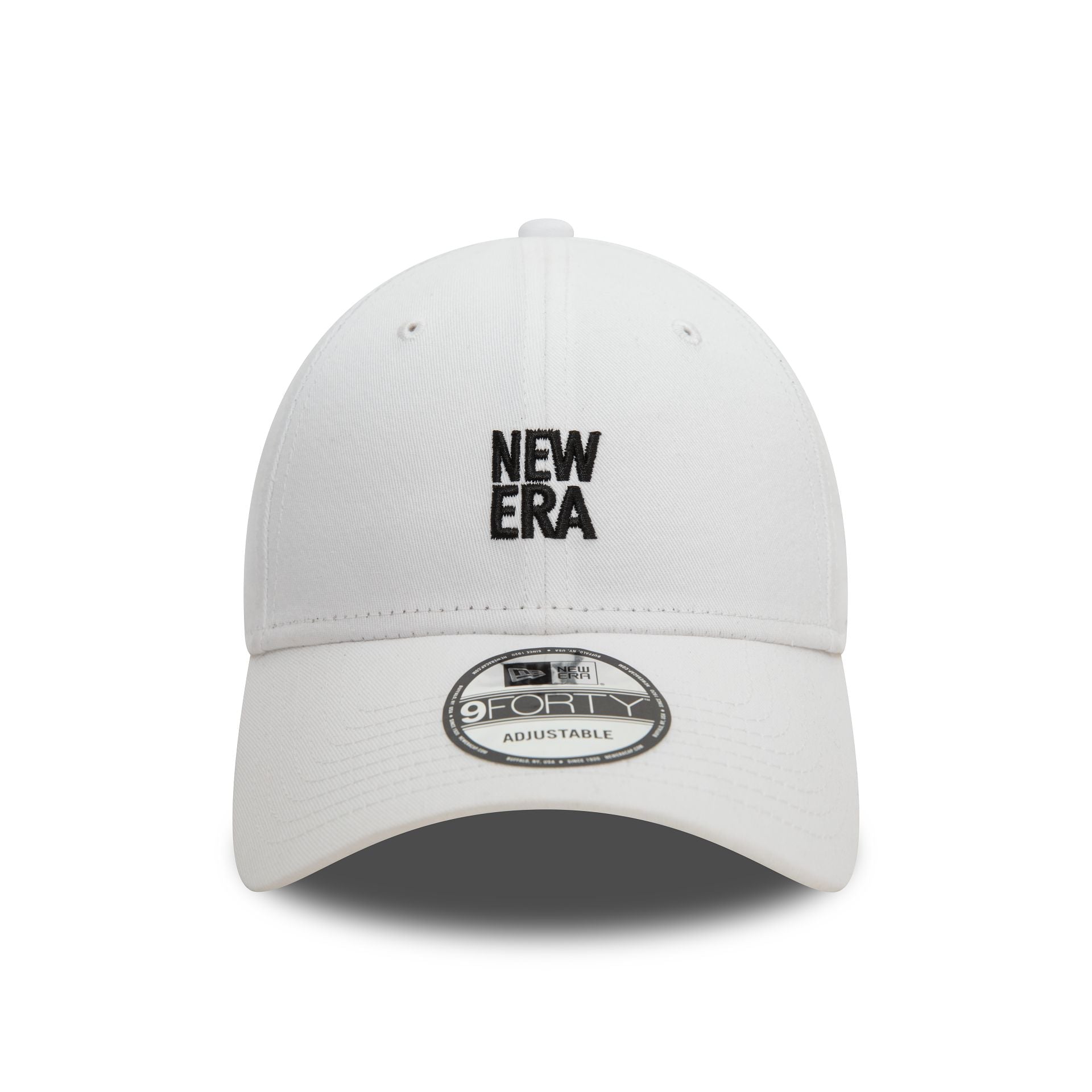 This is a New Era White 9FORTY Adjustable Cap 2