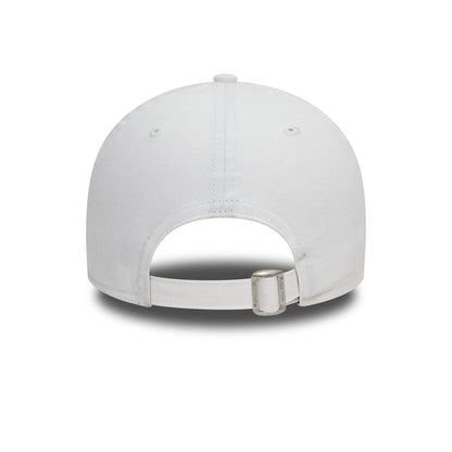 This is a New Era White 9FORTY Adjustable Cap 3