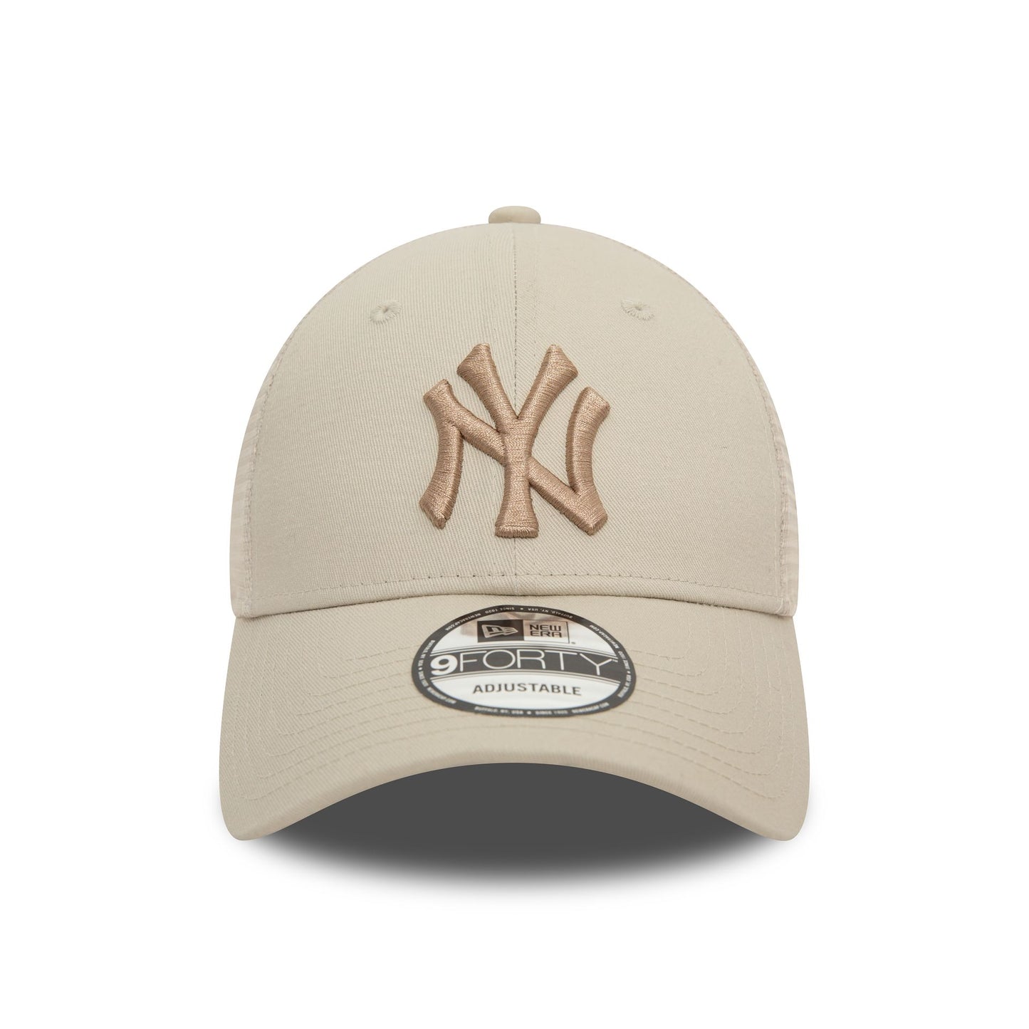 This is a New York Yankees Home Field Brown 9FORTY Trucker Cap 3