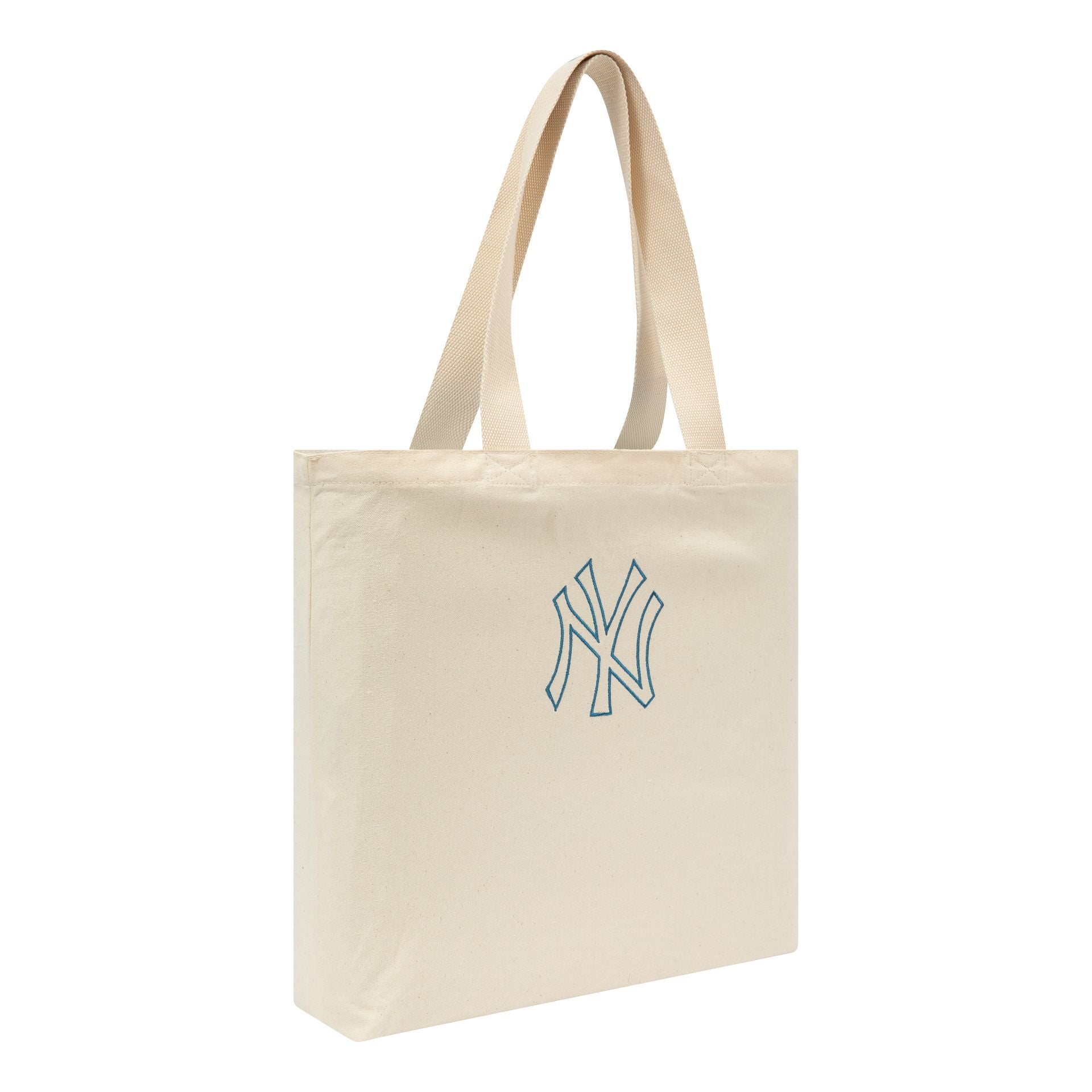 This is a New York Yankees MLB Stone Canvas Tote Bag 2