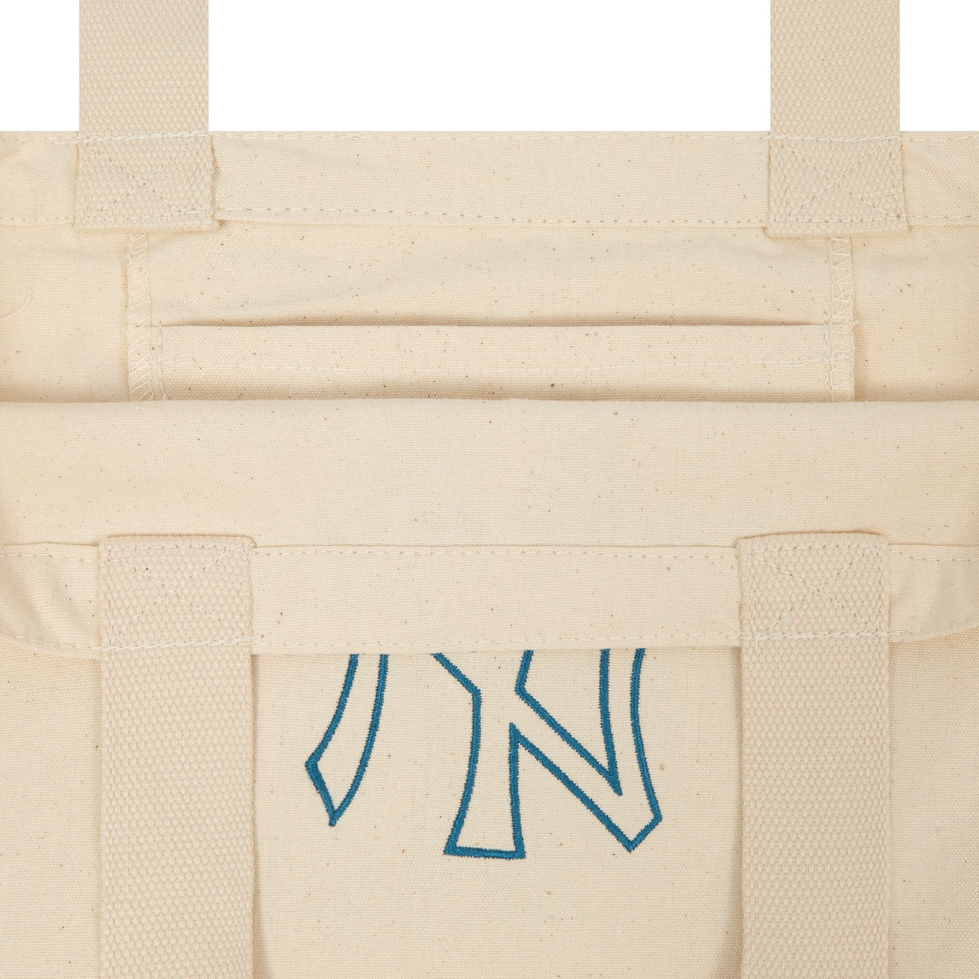 This is a New York Yankees MLB Stone Canvas Tote Bag 5