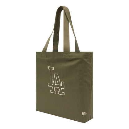 This is a LA Dodgers MLB Green Canvas Tote Bag 2