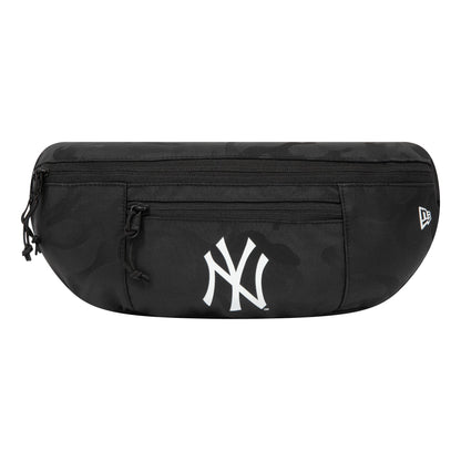 This is a New York Yankees MLB Camo Black Waist Bag 2