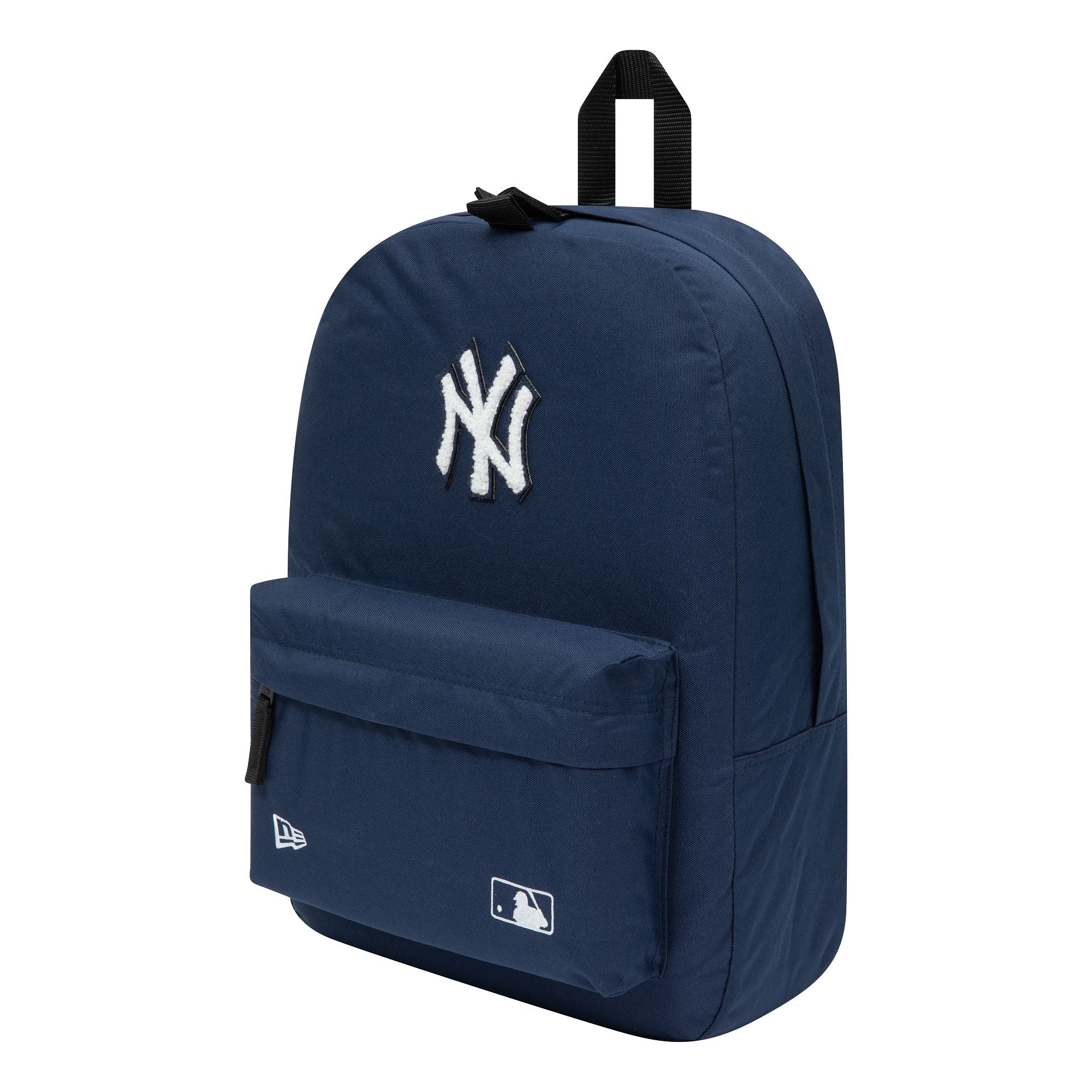 This is a New York Yankees MLB Applique Navy Stadium Backpack 1