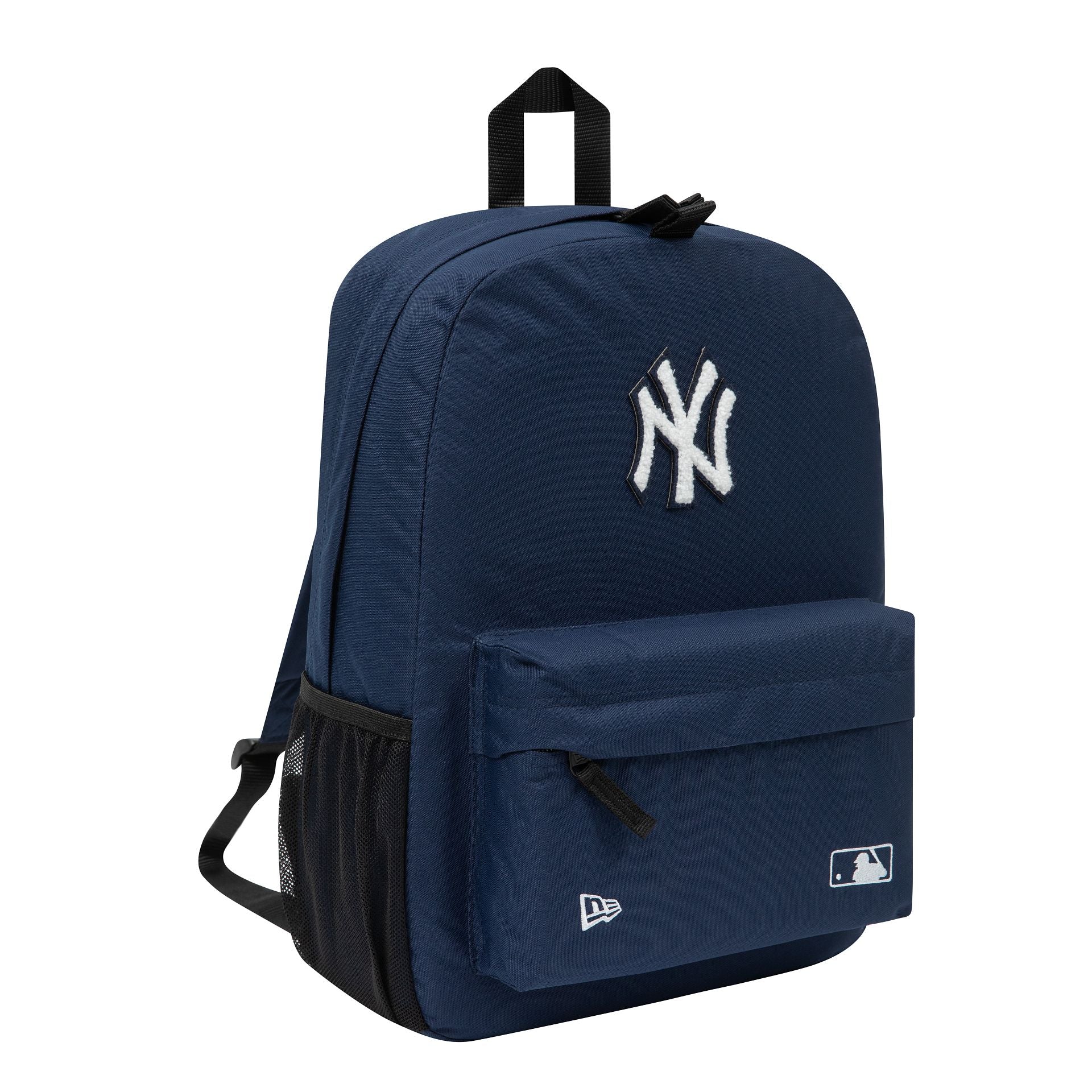 This is a New York Yankees MLB Applique Navy Stadium Backpack 2