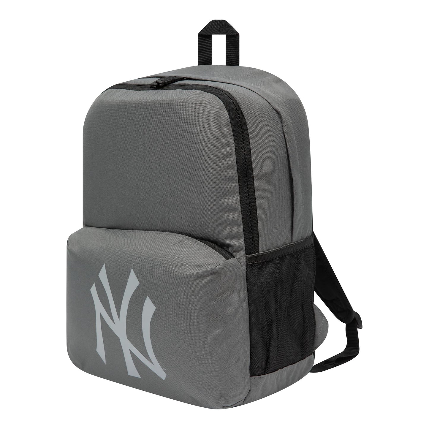 This is a New York Yankees MLB Multi Compartment Dark Grey Stadium Backpack 1